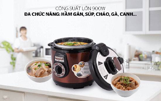 nồi áp suất điện tốt nhất hiện nay