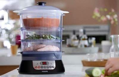 nồi hấp điện philips
