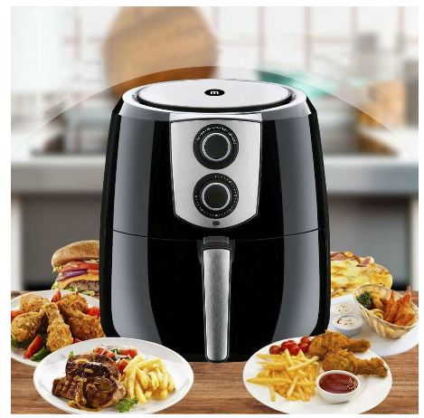 review nồi chiên không dầu mishio