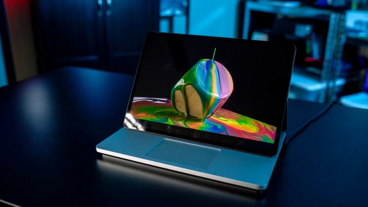 An HDR demo running on the Surface Laptop Studio 2.