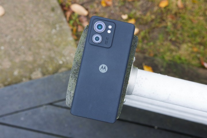 The back of the Motorola Edge (2023).